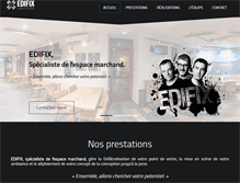Tablet Screenshot of edifix-createurs.com